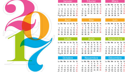 © - fotolia.com 2017 Calendrier typo-1